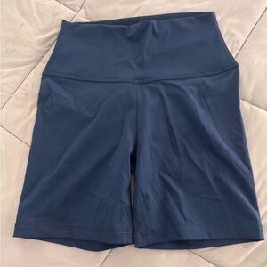 CRZ YOGA Women's Navy Bike Shorts